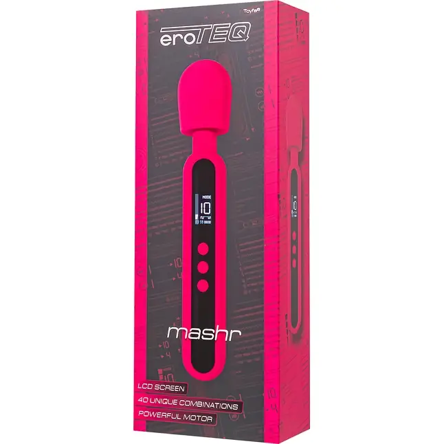 Ярко-розовый wand-вибратор Mashr - 23,5 см - EroTEQ by Toyfa. Фотография 9.