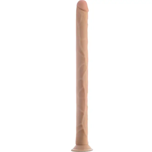 Телесный фаллоимитатор 19 Inch Long Realistic Dildo - 48,3 см - Dr. Skin. Фотография 5.