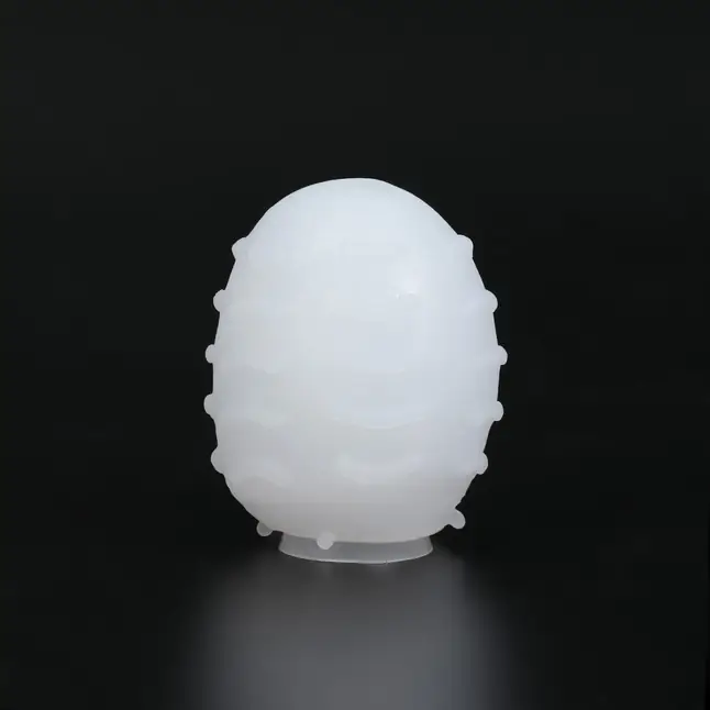 Рельефный мастурбатор EGG в розовом футляре - Оки-Чпоки. Фотография 5.