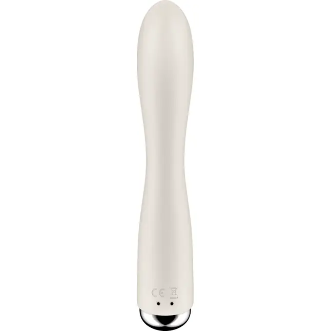 Телесный вибратор-кролик с ротацией Spinning Rabbit 1 - 20 см. Фотография 7.