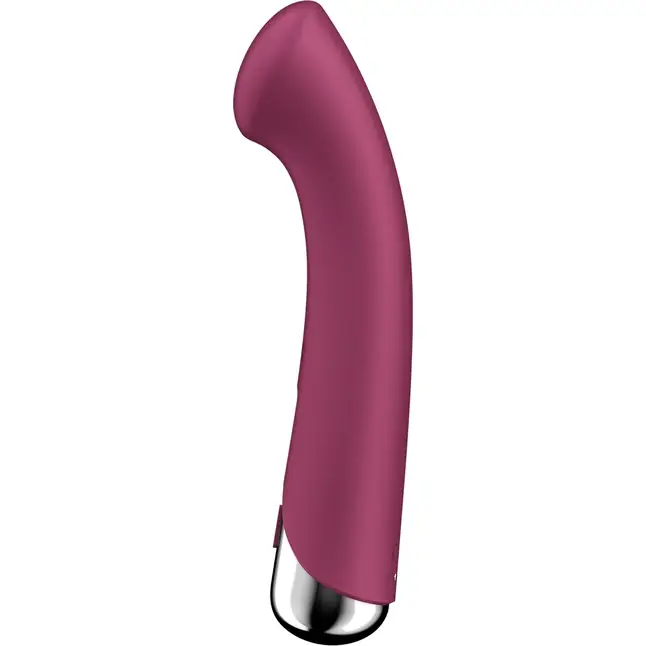 Сливовый вибратор для G-точки Spinning G-Spot 1 - 17 см. Фотография 4.