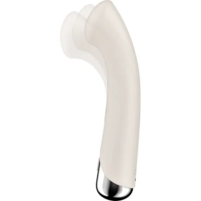 Телесный вибратор для G-стимуляции Spinning G-Spot 1 - 17 см. Фотография 5.