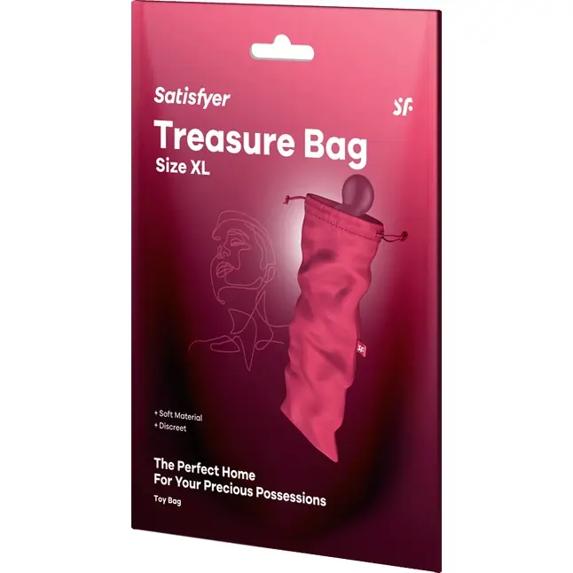 Розовый мешочек для хранения игрушек Treasure Bag XL