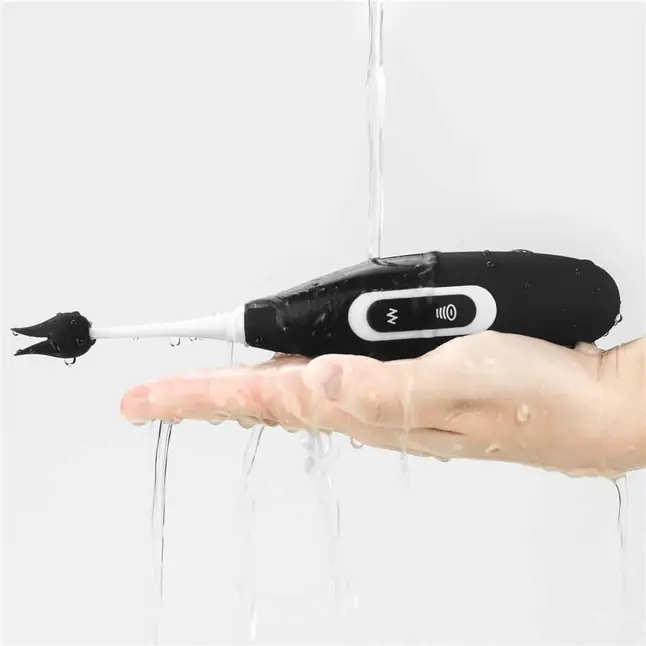 Черный вибратор для точечной стимуляции IJOY Rechargeable Clit Pro Vibrator - 19 см. Фотография 9.