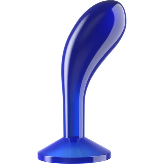 Синяя анальная втулка Flawless Clear Prostate Plug 6.0 - 15 см
