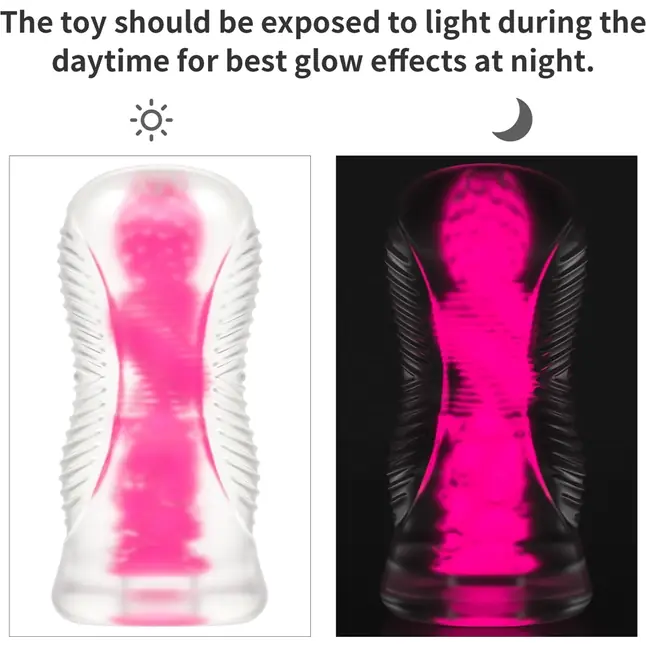 Светящийся в темноте мастурбатор 6.0 Lumino Play Masturbator. Фотография 4.