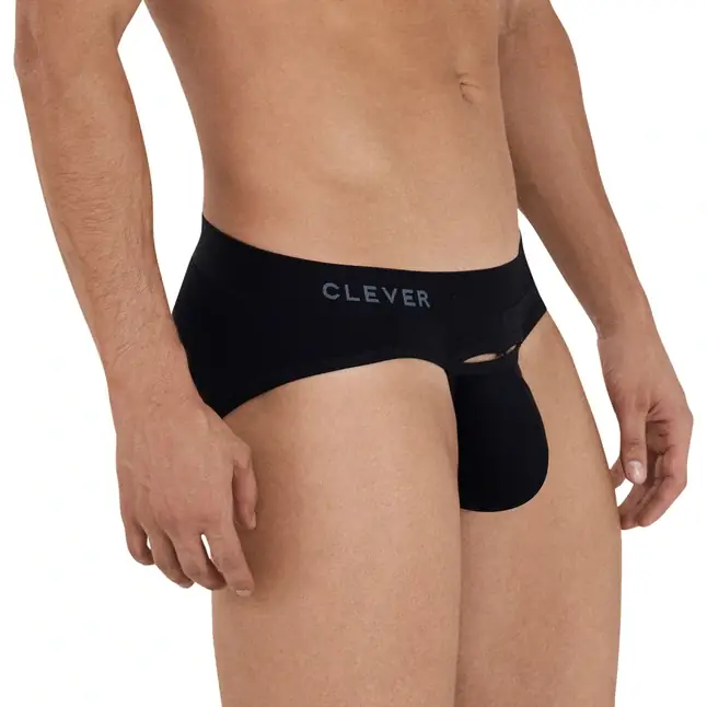 Черные мужские трусы-стринги Celestial Thong. Фотография 2.