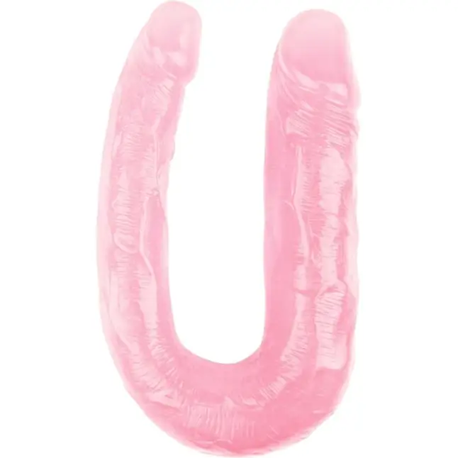 Розовый U-образный фаллоимитатор 13 Inch Dildo - 17 см