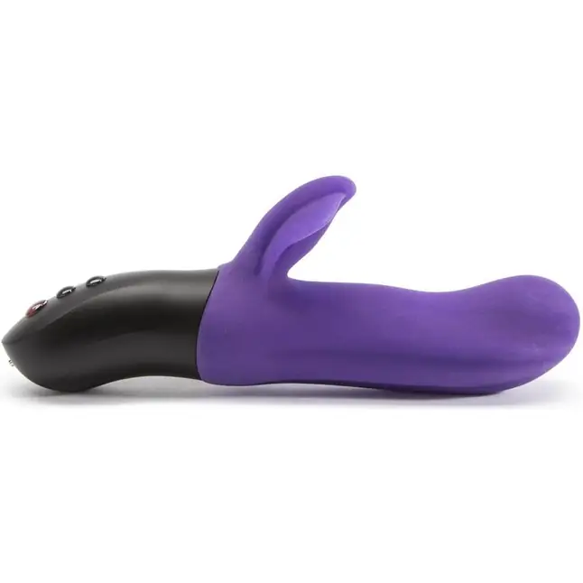 Фиолетовый пульсатор с клиторальным лепестком Bi Stronic Fusion - 21,5 см. Фотография 5.