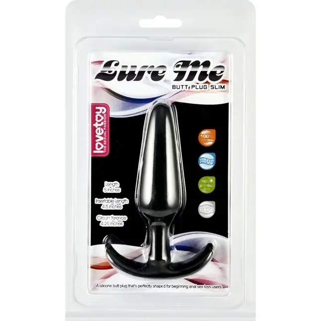 Анальная пробка Lure Me Small - 11 см. Фотография 2.