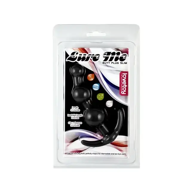 Анальная цепочка Lure Me - 14 см