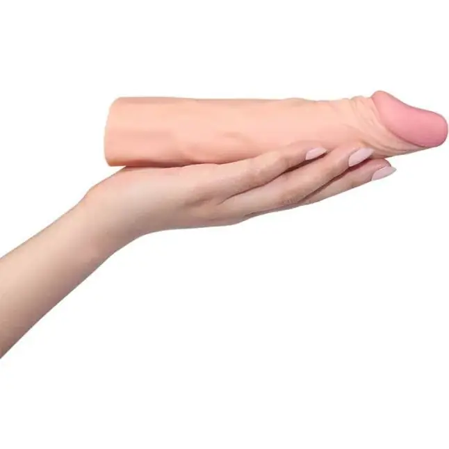 Насадка-фаллоимитатор Super-Realistic Penis - 18,5 см. Фотография 2.