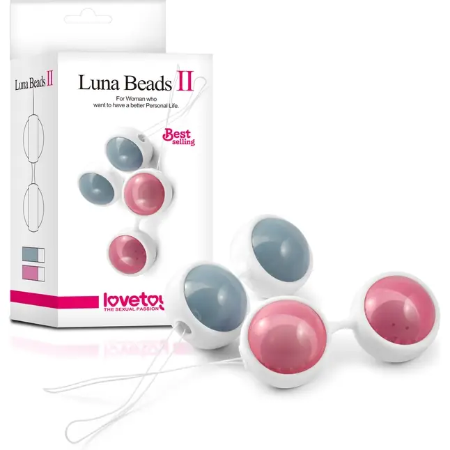 Розовые вагинальные шарики Luna Beards II