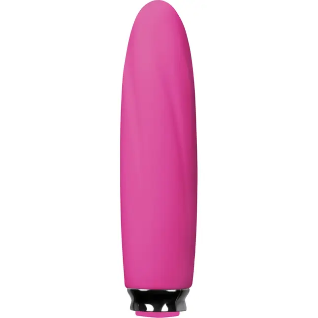 Перезаряжаемый розовый вибромассажер Luxe Compact Vibe Electra - 10,8 см - Luxe