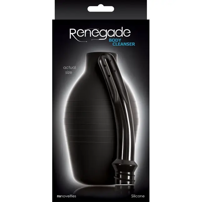 Черный анальный душ Renegade Body Cleanser - Renegade. Фотография 2.