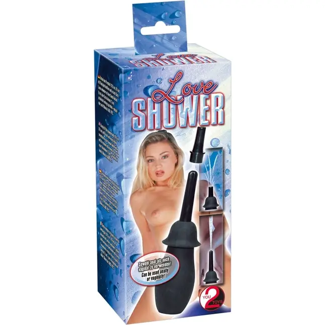 Груша с 2 сменными насадками Love Shower для интимного душа - You2Toys. Фотография 4.