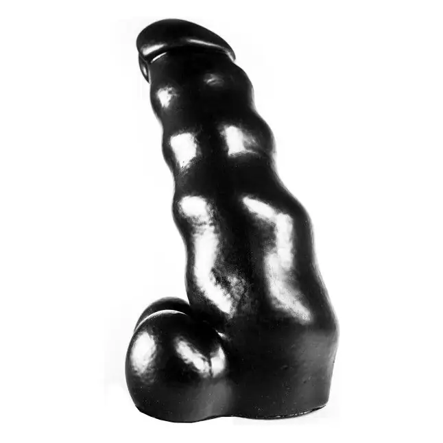 Черный фаллоимитатор Itemirus - 32 см - Dinoo. Фотография 2.