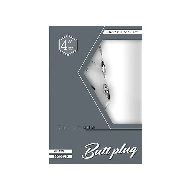 Стеклянный анальный стимулятор Bottom Line Model 5 - 10,5 см - Bottom Line. Фотография 2.