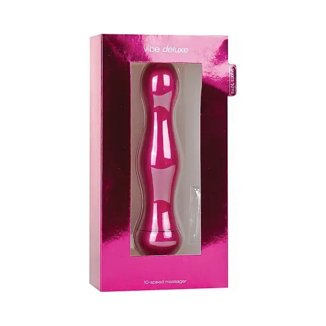 Вибратор Vibe Deluxe Pink - 16,5 см - Shots Toys. Фотография 2.
