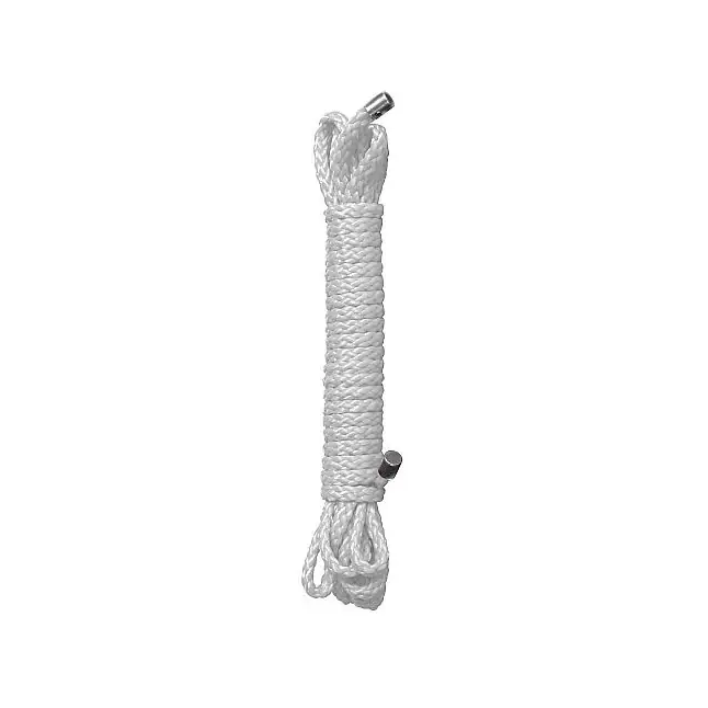 Белая веревка для бандажа Kinbaku Rope - 5 м - Ouch!
