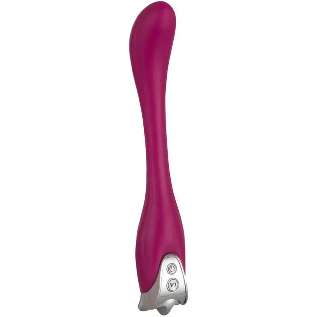 Розовый гнущийся вибратор Flexi Lover - 24 см - Smile