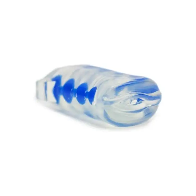 Стимулирующий мастурбатор с бусинками CyberSkin Double Pleasure Comfort Grip Stroker - CyberSkin. Фотография 3.
