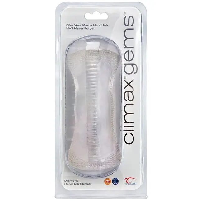 Текстурированный мастурбатор Climax Gems Diamond Hand Job Stroker - Climax. Фотография 2.