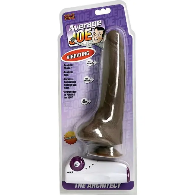 Вибратор-мулат Average Joe The Doctor Marcus Vibrating - 17 см - Average Joe. Фотография 2.