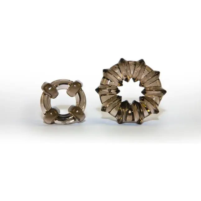 Комплект из 2 эрекционных колец Adam Male Toys Sex Shooter Cock Rings - Adam Male Toys