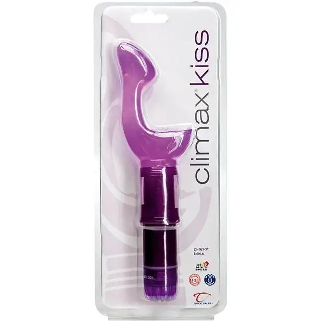 Вибратор для точки G Climax Kiss G-Spot Bliss - 17 см - Climax. Фотография 2.
