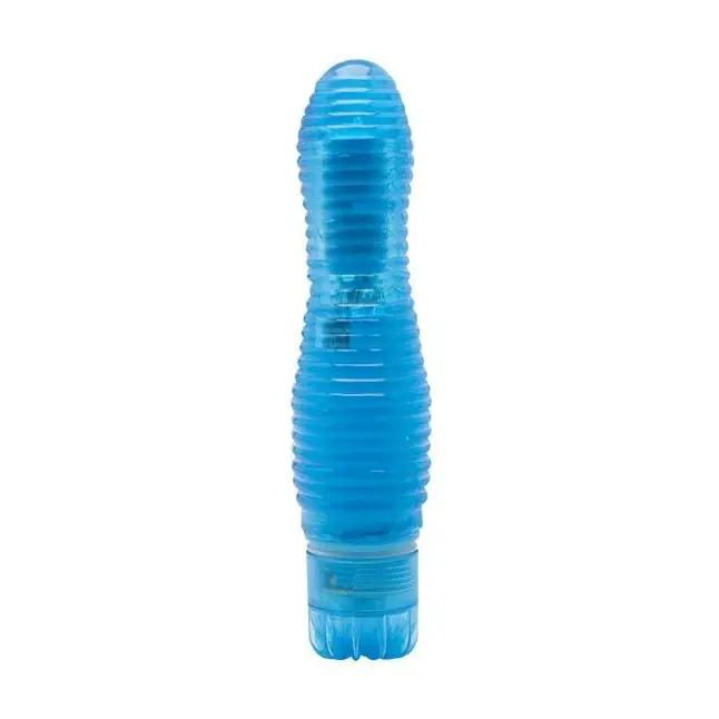 Ребристый мини-вибратор Climax Gems Ocean Ripples - 16 см - Climax