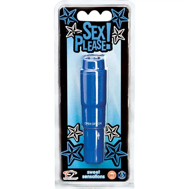 Синяя виброракета Sex Please! Sweet Sensations Vibe - Sex Please!. Фотография 2.