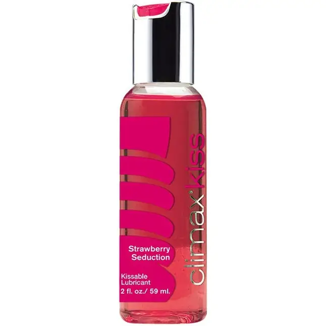 Вкусовой лубрикант Climax Kiss с ароматом клубники - 59 мл - Climax