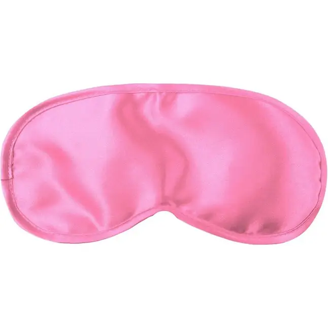 Розовая маска на глаза Satin Love Mask - Fetish Fantasy Series