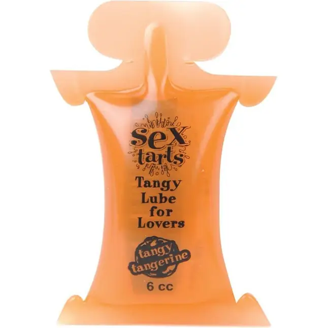 Вкусовой лубрикант с ароматом мандарина Sex Tarts Lube - 6 мл - Sex Tarts