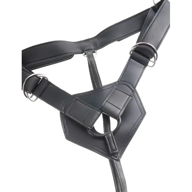 Страпон на виниловых трусиках Strap-on Harness Cock - 17,8 см - King Cock. Фотография 5.