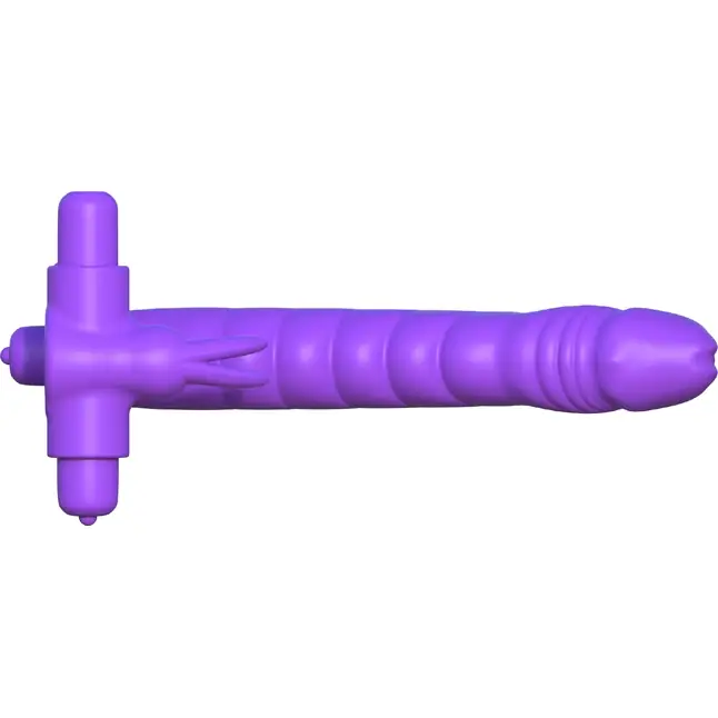 Эрекционное кольцо для двойного проникновения Silicone Double Penetrator Rabbit - Fantasy C-Ringz. Фотография 5.