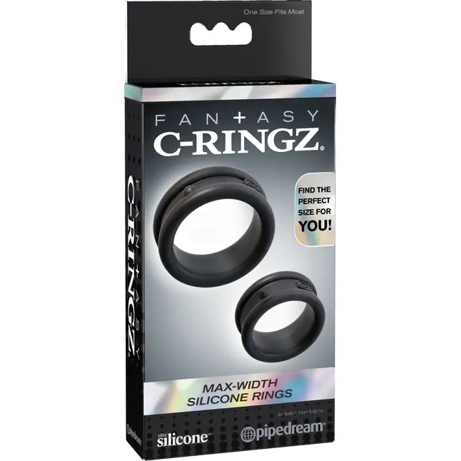 Набор из двух эрекционных колец Max-Width Silicone Rings - Fantasy C-Ringz. Фотография 4.