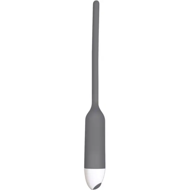Серый вибратор для уретры Silicone Dilator - You2Toys. Фотография 3.