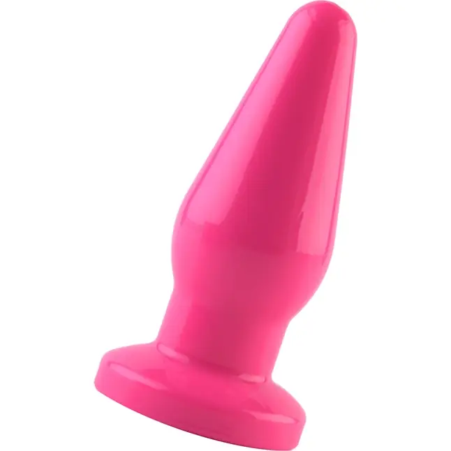 Розовая анальная втулка из эластомера POPO Pleasure - 13,6 см. Фотография 2.
