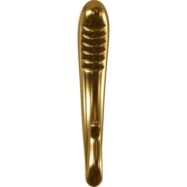 Золотистый стимулятор G-точки из стекла - 16,5 см - Icicles Gold Edition