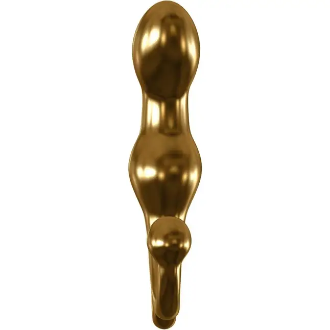 Золотистый вибростимулятор простаты или G-точки - 15 см - Icicles Gold Edition