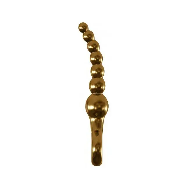 Золотистая изогнутая ёлочка из стекла - 16,2 см - Icicles Gold Edition. Фотография 4.