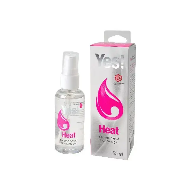 Возбуждающая силиконовая вагинальная смазка Yes Heat - 50 мл - Sitabella lube