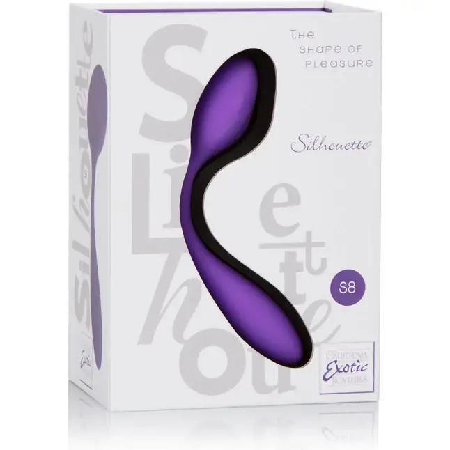 Фиолетовый перезаряжаемый вибромассажер Silhouette S8 - Silhouettes. Фотография 6.