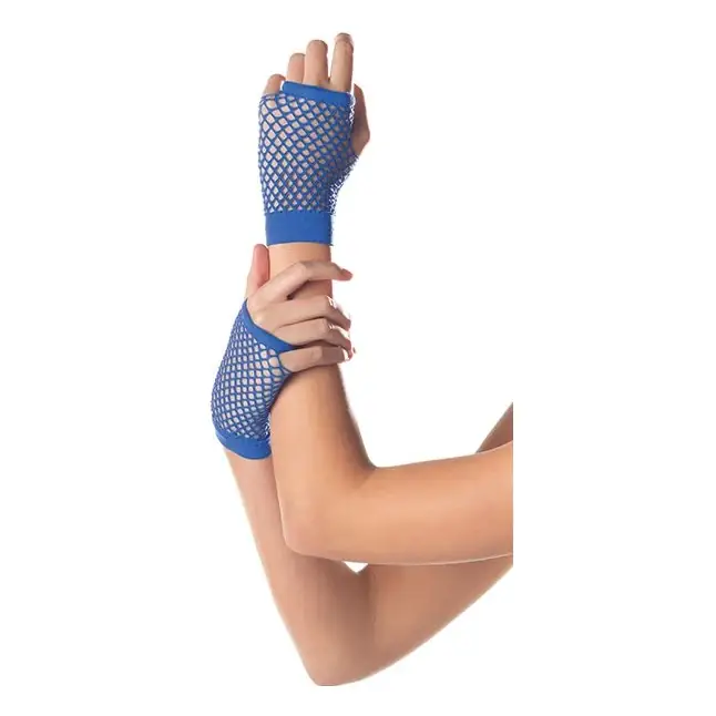 Короткие перчатки Fishnet Gloves. Фотография 3.