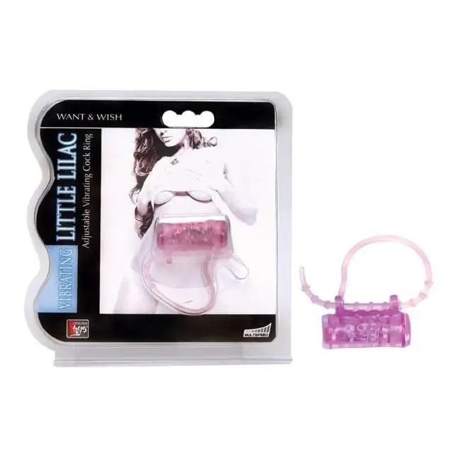 Эрекционное кольцо с вибратором LITTLE LILAC - Want   Wish