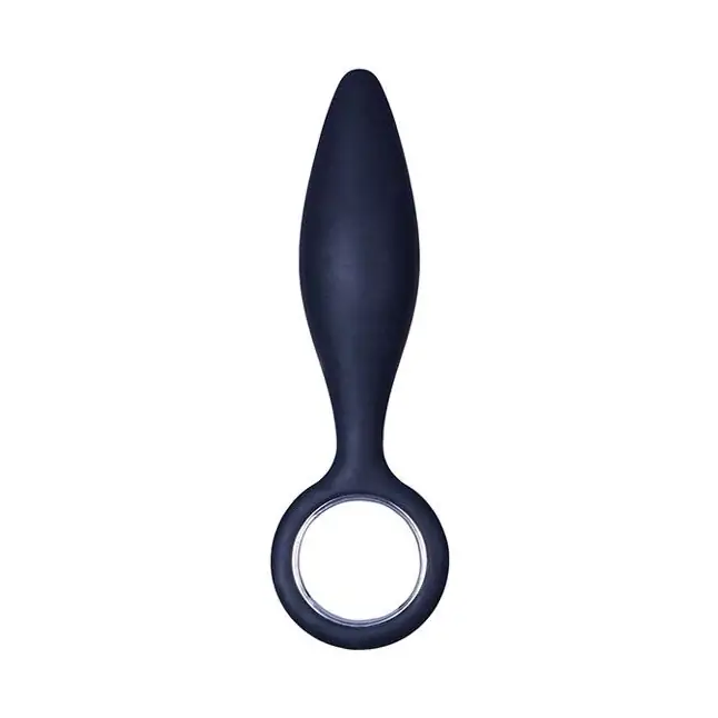 Чёрная анальная втулка MENZSTUFF PEAKED PLEASURE - 12,5 см - MenzStuff
