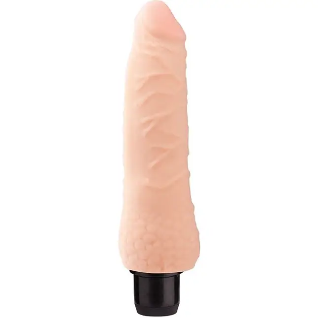Реалистичный вибромассажёр REALSTUFF 5INCH VIBRATOR - 16 см - RealStuff