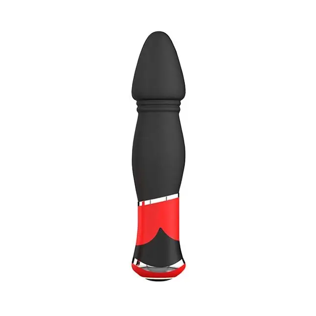Чёрный анальный стимулятор с вибрацией BOOTYFUL CONED VIBE BLACK - Bootyful